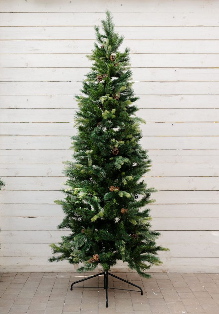 Albero di natale ghiacciato