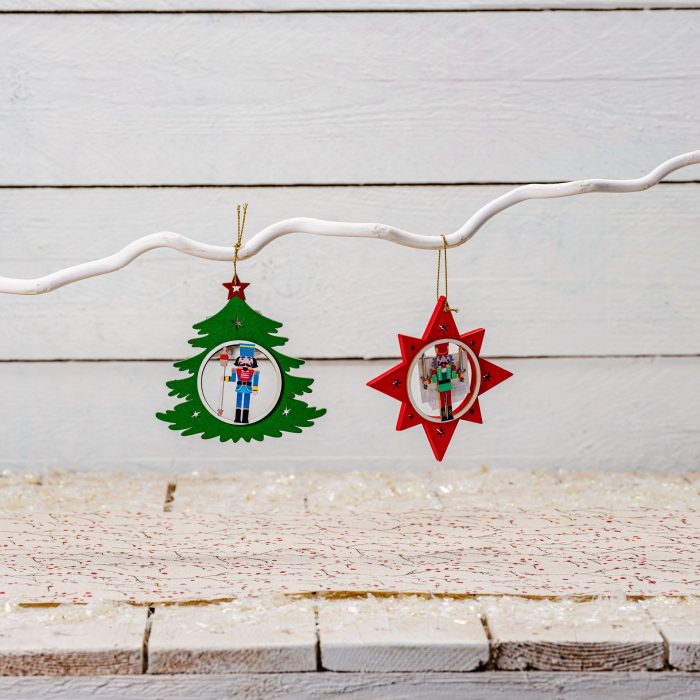 Albero e stella con schiaccianoci