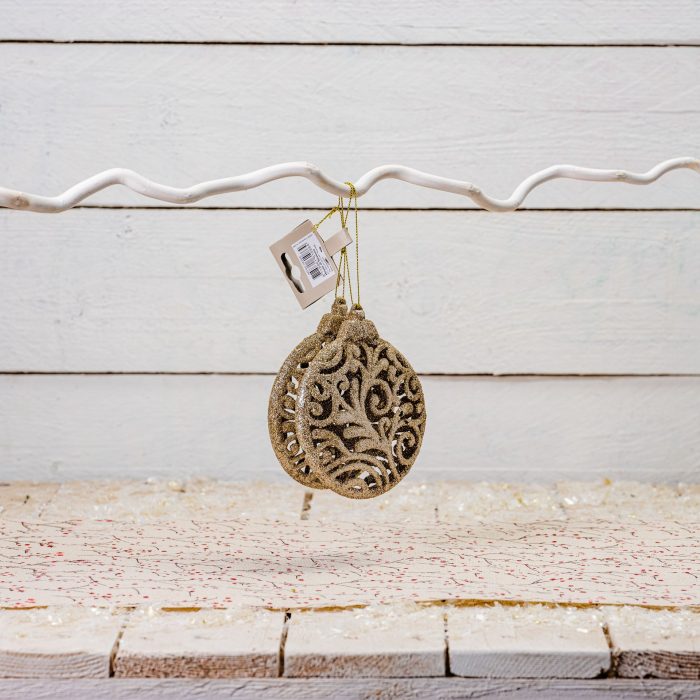 Ornamento ball champagne
