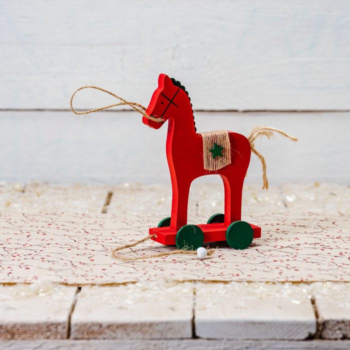 Cavallo dondolo legno