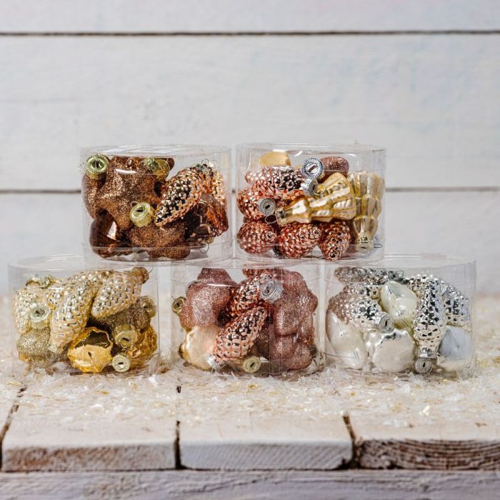 Ornamento natale vetro mix